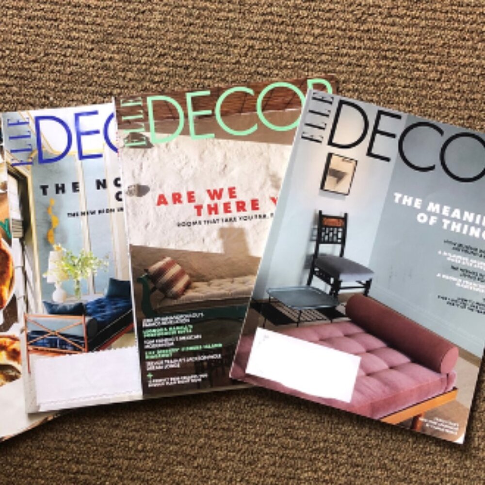 Elle Decor magazines Bundle of 3